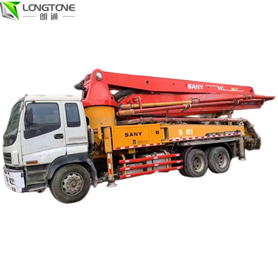 130m3/H ব্যবহৃত কংক্রিট ট্রেলার পাম্প, ব্যবহৃত কংক্রিট বুম ট্রাক 35m3