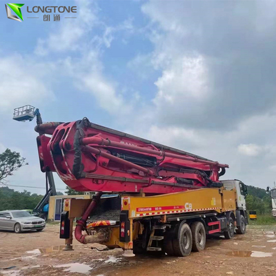 52m ব্যবহৃত ট্রাক কংক্রিট পাম্প 38t, মাউন্ট করা কংক্রিট পাম্প পুনর্নবীকরণ