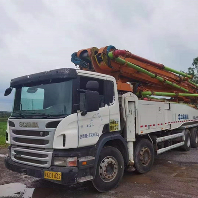 33T ব্যবহৃত ট্রাক কংক্রিট পাম্প, 37 মিটার সিমেন্ট পাম্প ট্রাক ZLJ5293THB125-37