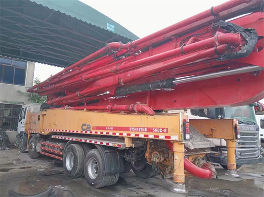 300 KW ব্যবহৃত কংক্রিট ট্রেলার পাম্প, পোর্টেবল ব্যবহৃত চিপার ট্রাক