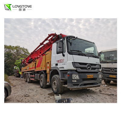 Putzmeister 46M Isuzu ট্রাকের জন্য ব্যবহৃত কংক্রিট পাম্প