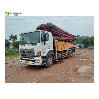 230mm পাম্প সিলিন্ডার ব্যাস 700L ট্যাঙ্ক ভলিউম সহ ব্যবহৃত কংক্রিট পাম্প ট্রাক