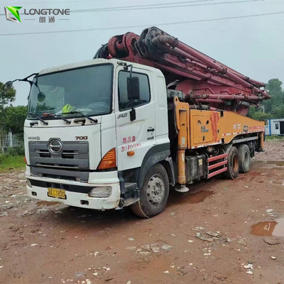 নির্মাণ প্রকল্পের জন্য বুম সহ ট্রাক মাউন্ট করা কংক্রিট পাম্প 42M