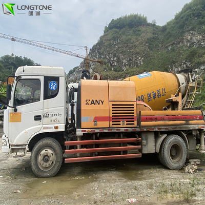 ট্রাক মাউন্টেড ব্যবহৃত কংক্রিট লাইন পাম্প, 186Kw ইন্ডাস্ট্রিয়াল কংক্রিট পাম্পিং