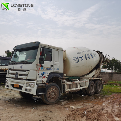 HINO কংক্রিট ব্যবহৃত মিক্সার ট্রাকের ওজন 10 CBM 6x4 6 সিলিন্ডার লাইনে