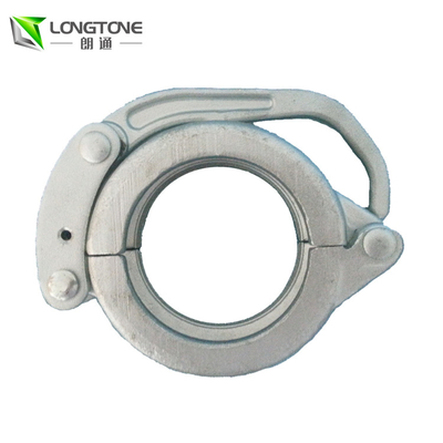 DN125 নকল ইস্পাত Clamps কংক্রিট পাম্প জন্য উচ্চ কাজের চাপ